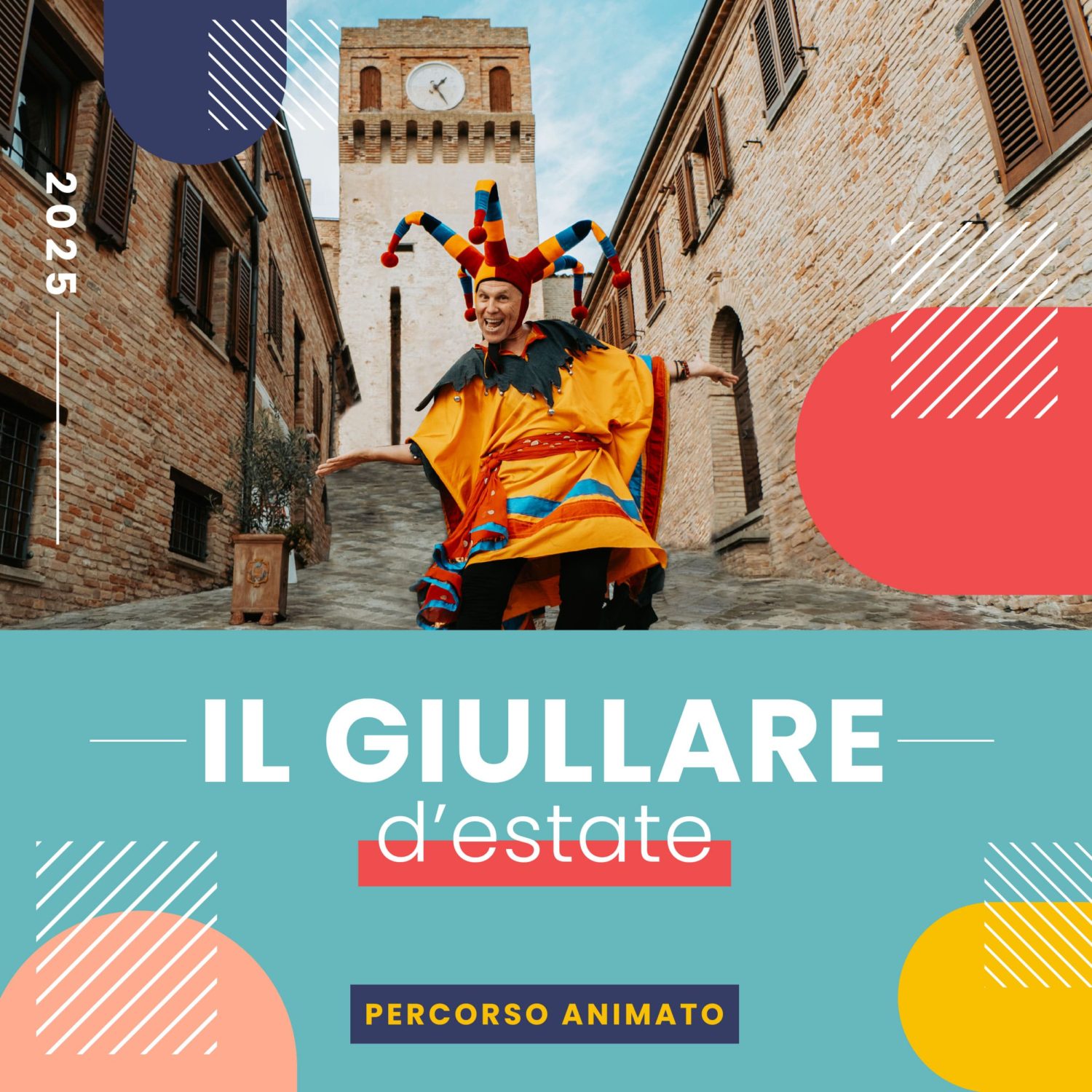 banner quadrato il giullare d'estate